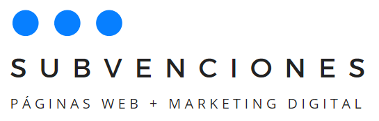 Subvenciones Páginas Web